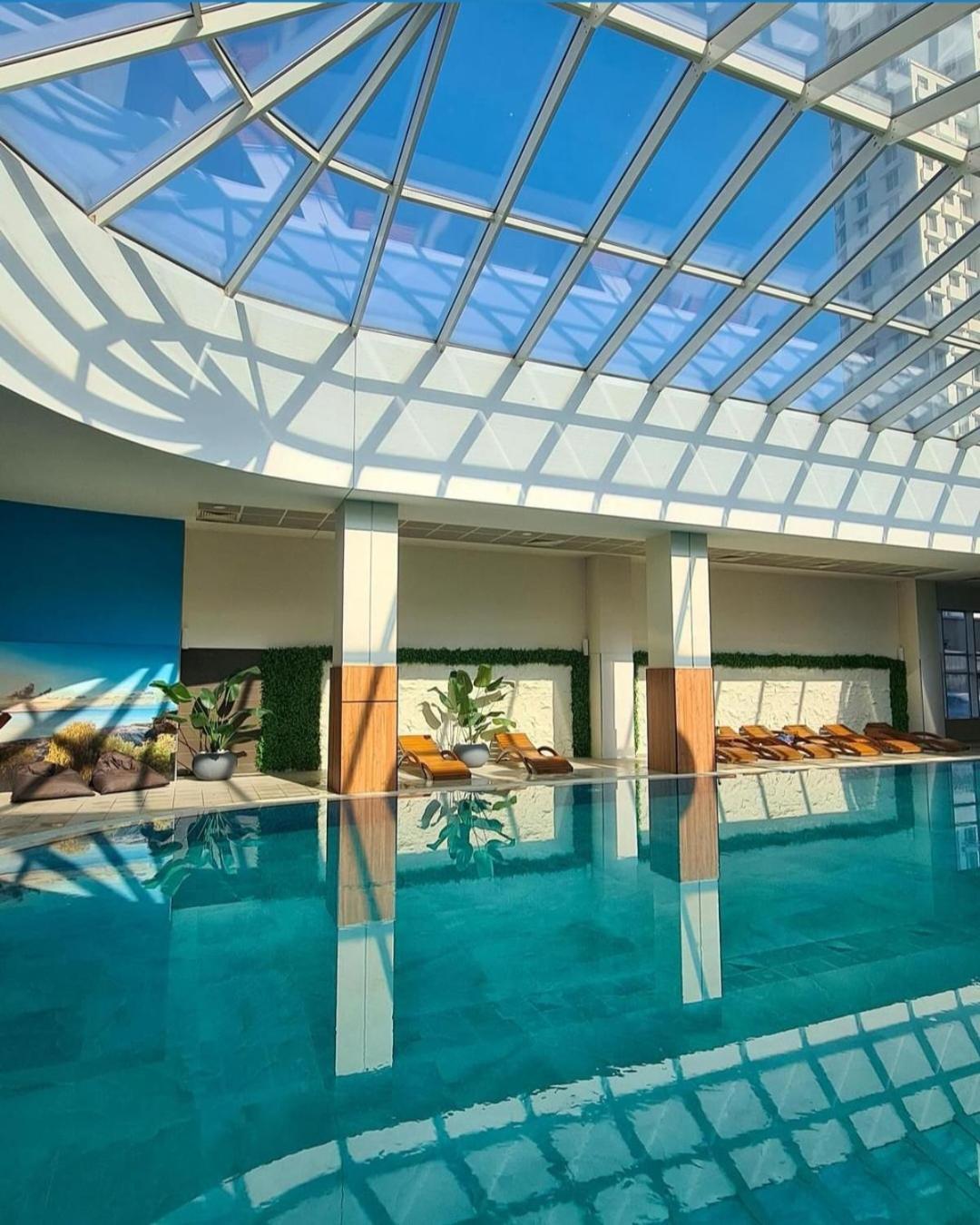 Cevahir Sky City Apartment With Spa, Pool & Fitness Included Skopje Extérieur photo